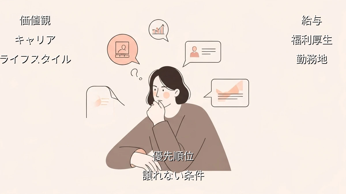 転職活動の軸！譲れない条件を見つける